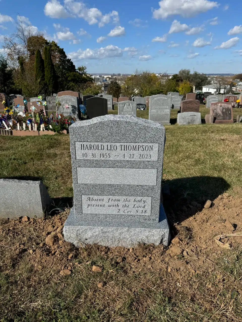 Granite Memorial Bench hand-carved by Cemetery Bench Shop in NJ — image 8